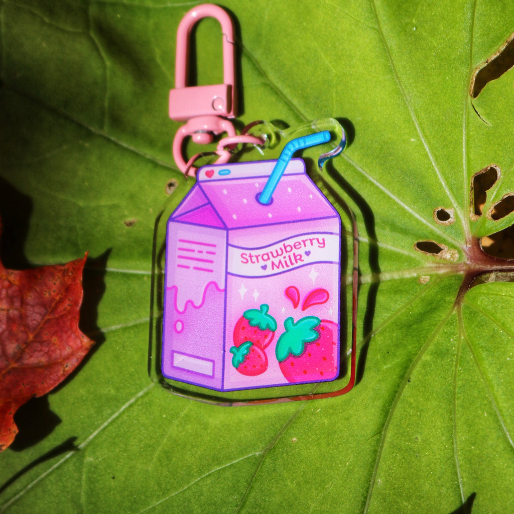Kawaii Cherry Keychain – Golden Heart Stationery