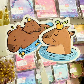 Capybara Vinyl Sticker