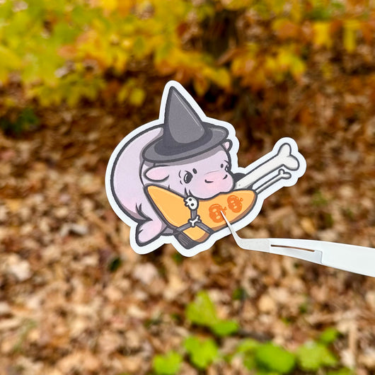 Fall Moo Deng Sticker