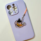 Fall Moo Deng Phone Charm