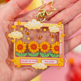 Sunflower Dreams Keychain