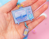 Television Linked Keychain