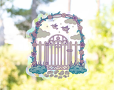 Secret Garden Gate Suncatcher