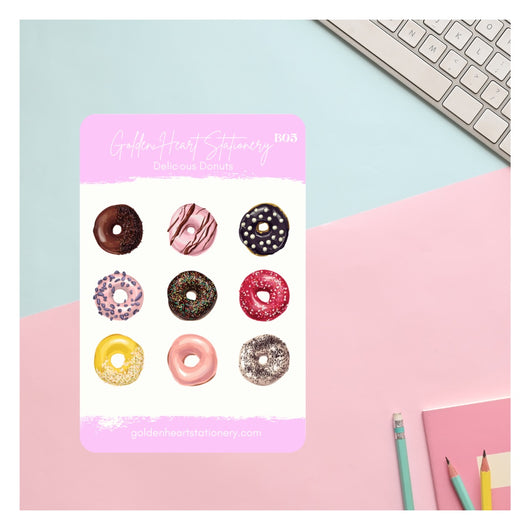 Delicious Donuts Sticker Sheet