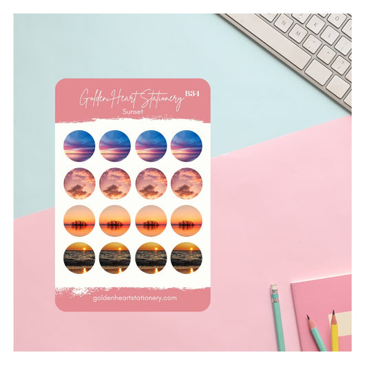 Sunset Sticker Sheet