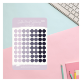 Big and Small Dots Sticker Sheet - Neutral