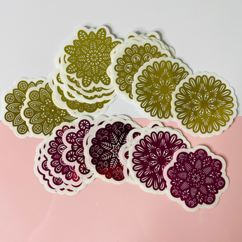 Mandalas Single Stickers - Collab with Evelyne Créative