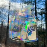 Suncatcher Window Cling - Strawberry Milk