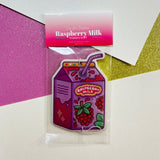 Raspberry Milk Car Air Freshener